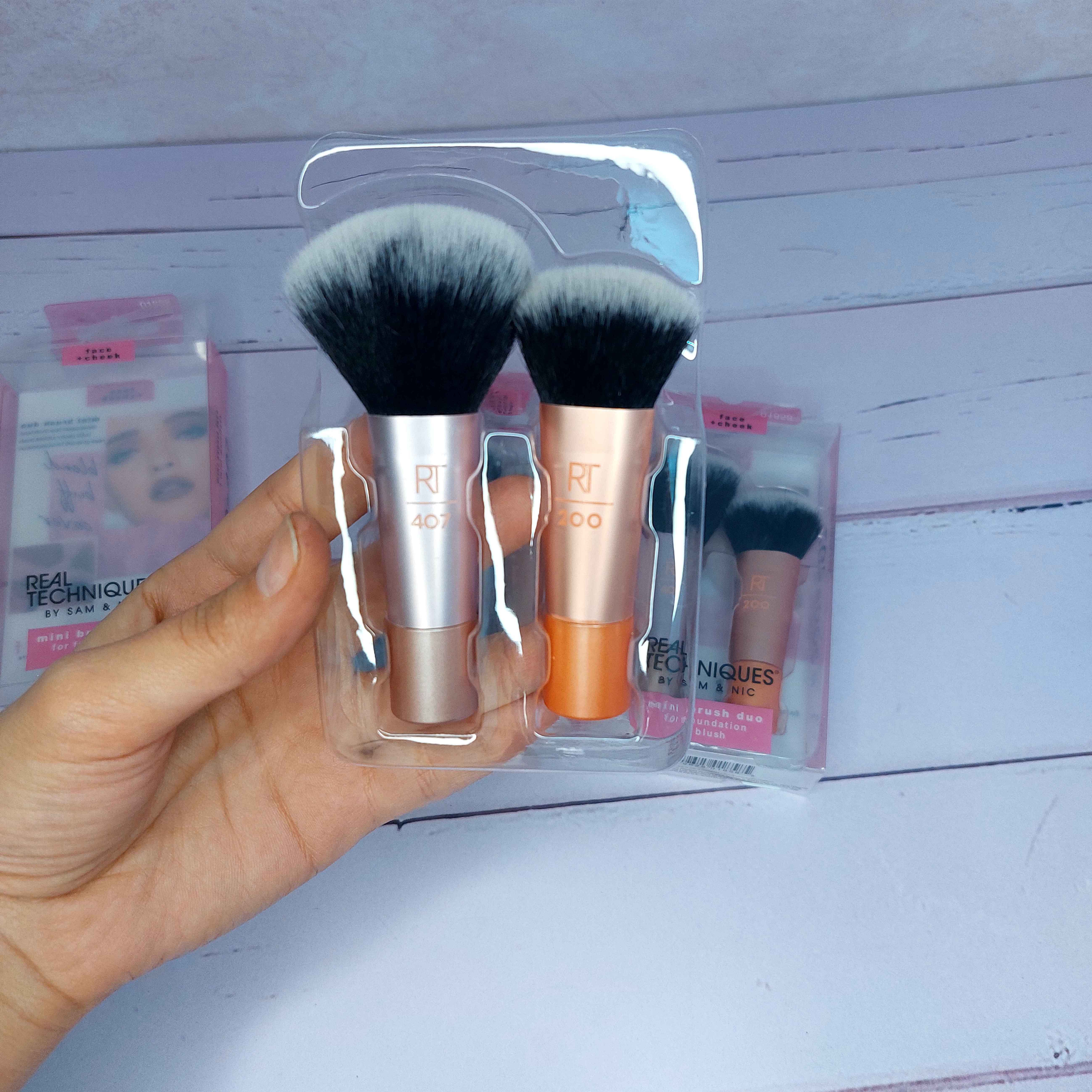 ست براش مینی ریل تکنیک 2 عددی Real Techniques