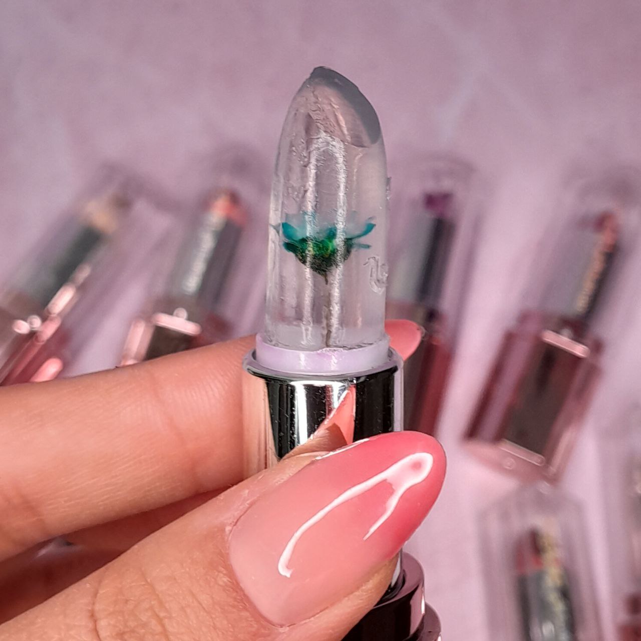 رژلب حرارتی گلدار