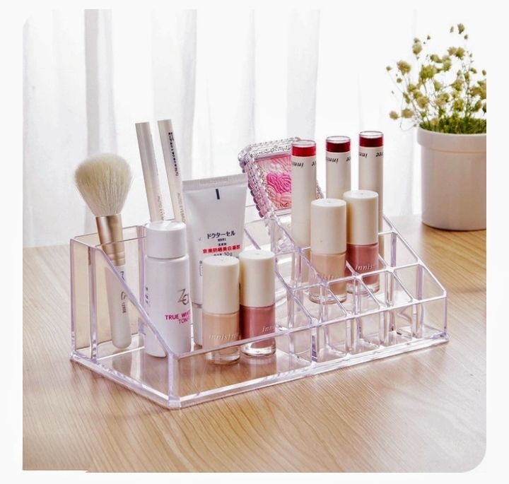 استند لوازم آرایشی و جای رژلب مدل کریستالی
