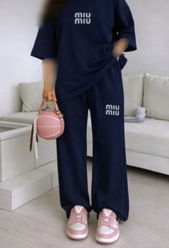 ست تیشرت و شلوار مدل Miu Miu | ست اسپرت لوکس